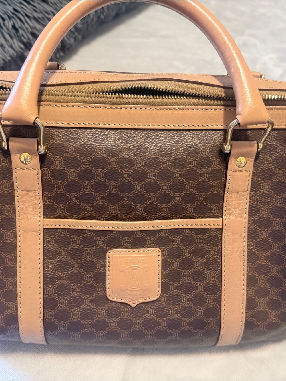 Celine MACADAM BOSTON / Duffel Satchel 30